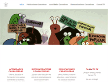 Tablet Screenshot of colectivocaracol.org